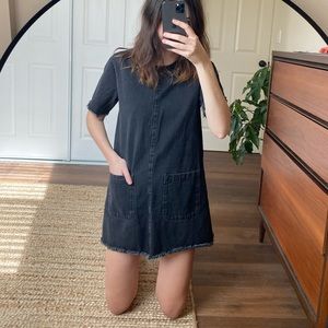 Topshop denim shirt dress